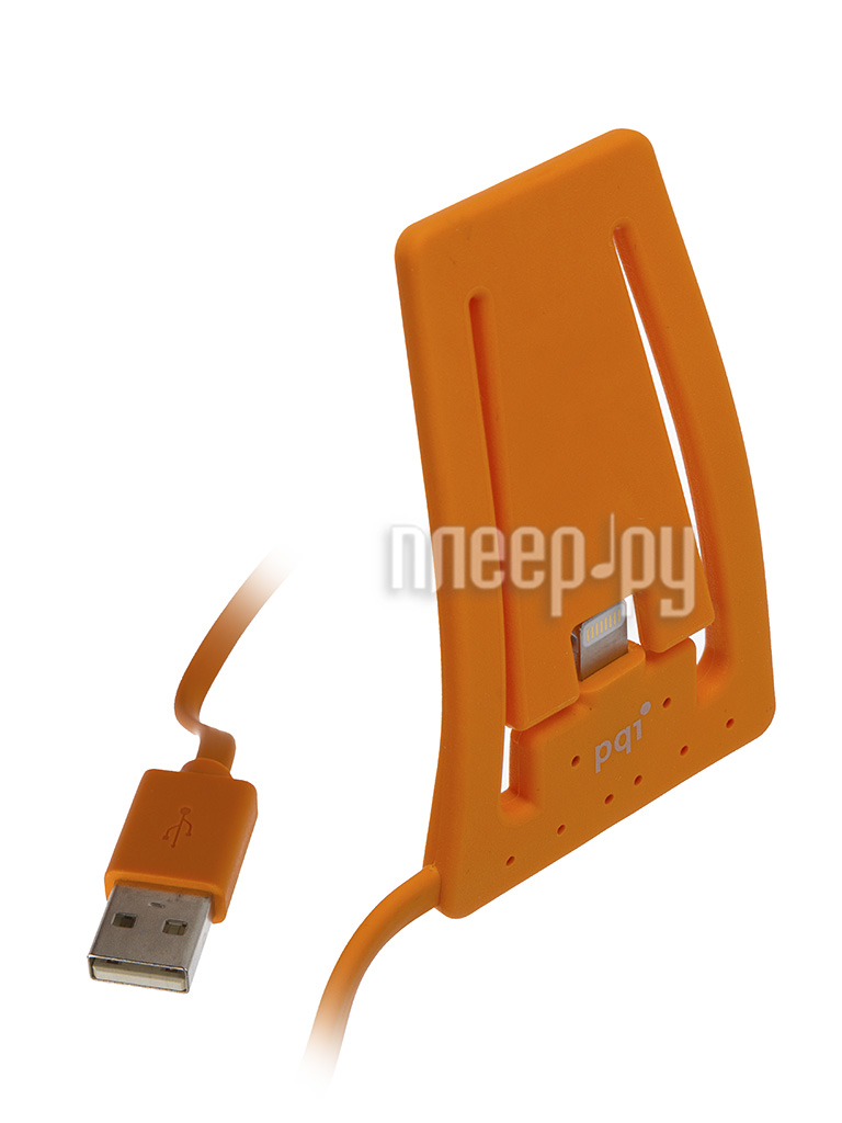  PQI USB to Lightning  iPhone / iPod AC1011 Orange PQI-iSTANDCHARGE-OR  941 