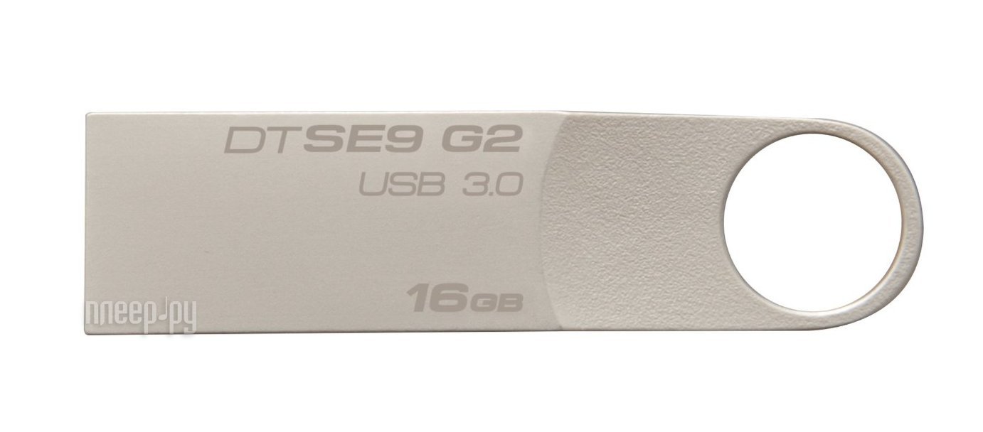 USB Flash Drive 16Gb - Kingston DataTraveler SE9 G2 USB 3.0 Metal DTSE9G2 / 16Gb  372 