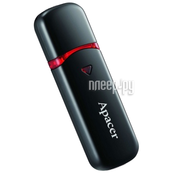 USB Flash Drive 32Gb - Apacer Handy Steno AH333 USB 2.0 Black AP32GAH333B-1  475 