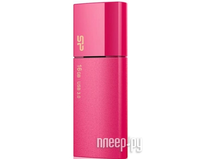 USB Flash Drive 16Gb - Silicon Power Blaze B05 USB 3.0 Pink SP016GBUF3B05V1H  472 