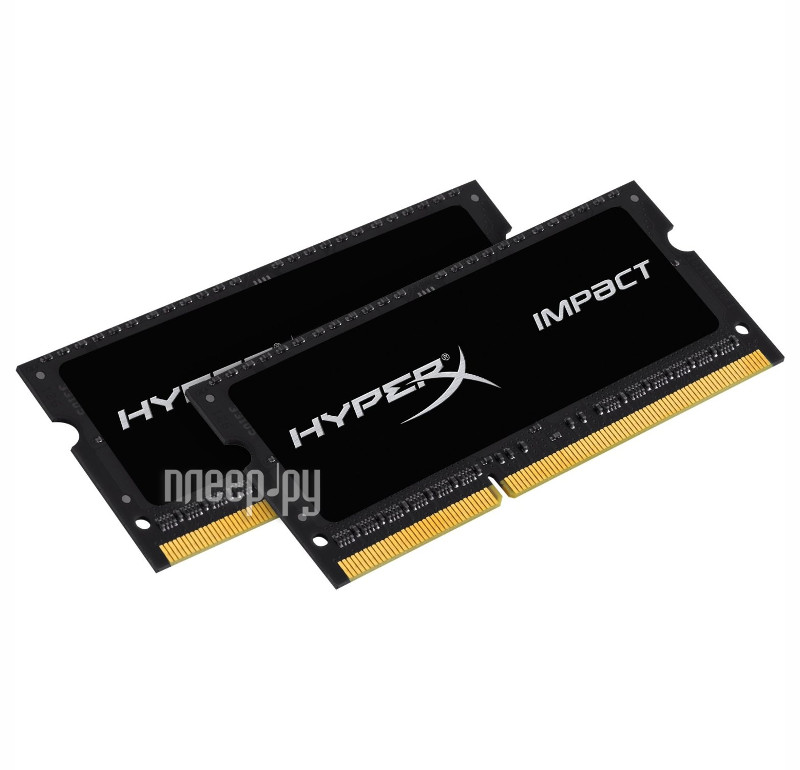   Kingston HyperX Impact DDR3L SO-DIMM 2133MHz PC3-17000 - 16Gb KIT (2x8Gb) HX321LS11IB2K2 / 16