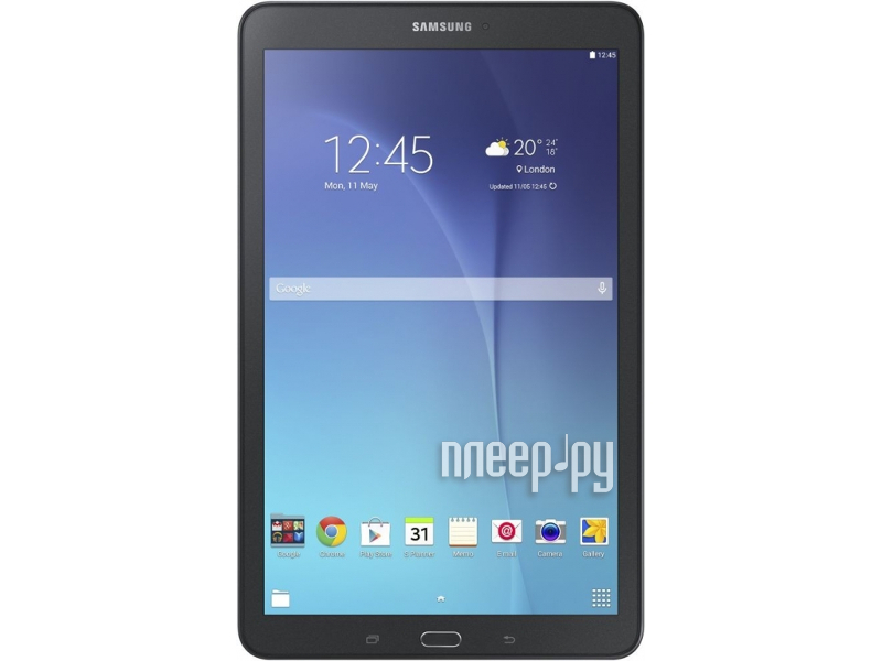  Samsung SM-T561N Galaxy Tab E 9.6 Wi-Fi Black SM-T561NZKASER (Quad Core 1.3 GHz / 1536Mb / 8Gb / 3G / Wi-Fi / Bluetooth / Cam / 9.6 / 1280x800 / Android) 