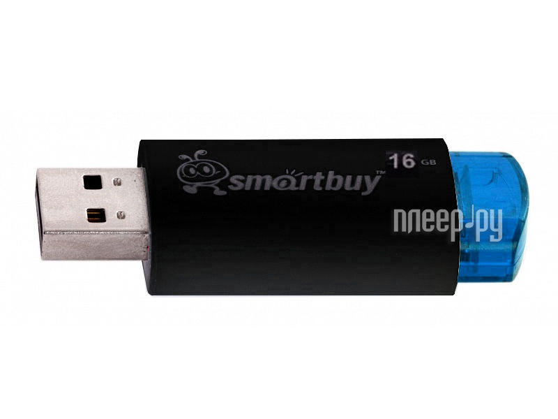 USB Flash Drive 16Gb - SmartBuy Click Blue SB16GBCL-B 