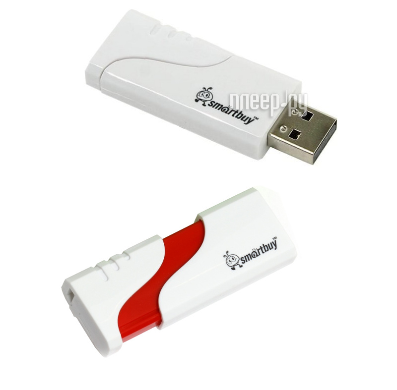 USB Flash Drive 8Gb - SmartBuy Hatch White SB8GBHTH-W  239 