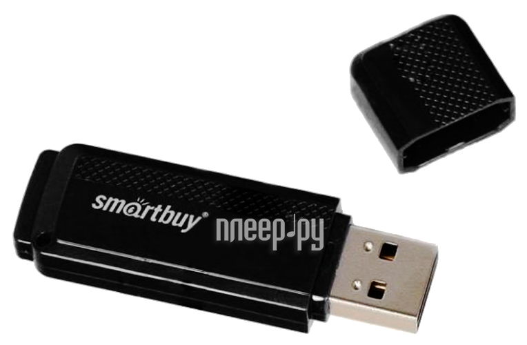 USB Flash Drive 64Gb - SmartBuy Dock Black SB64GBDK-K3