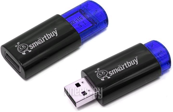USB Flash Drive 32Gb - SmartBuy Click Blue SB32GBCL-B 