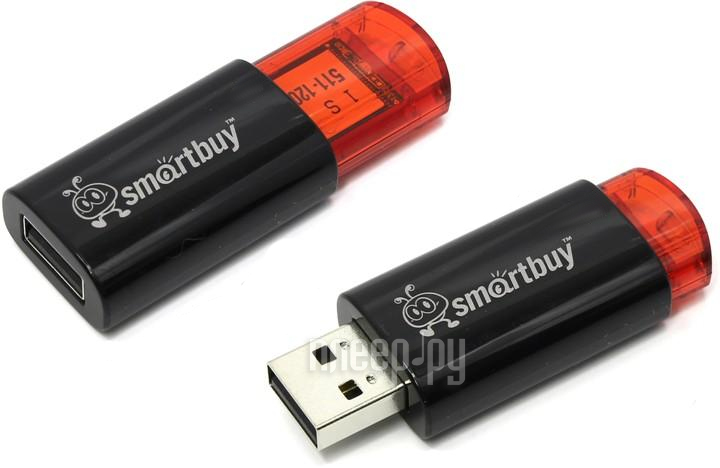 USB Flash Drive 32Gb - SmartBuy Click Black SB32GBCl-K  433 