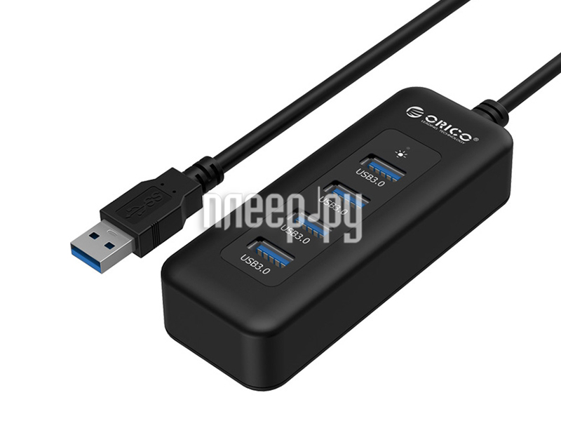  USB Orico U3R1H4-BK 4-Ports Black 