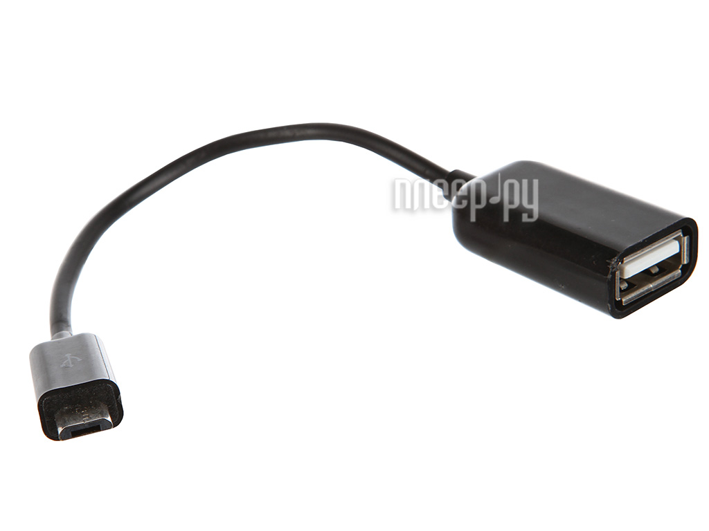 Аксессуар Continent USB - micro USB Black OTG-1020BK