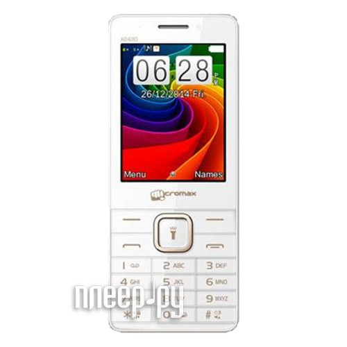 Сотовый телефон Micromax X2420 White Champagne