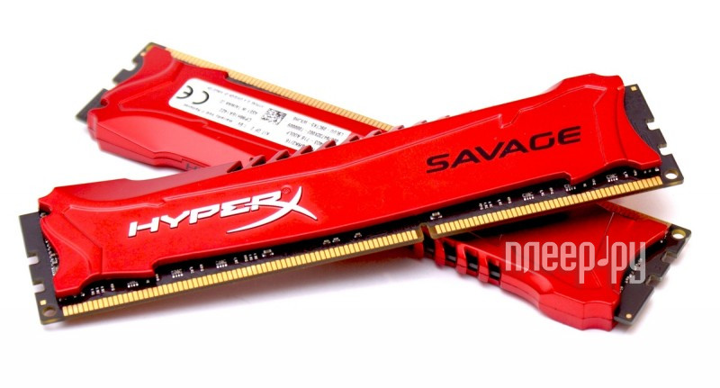   Kingston HyperX Savage DDR3 DIMM 2133MHz PC3-17000 CL11 - 8Gb KIT (2x4Gb) HX321C11SRK2 / 8  4847 
