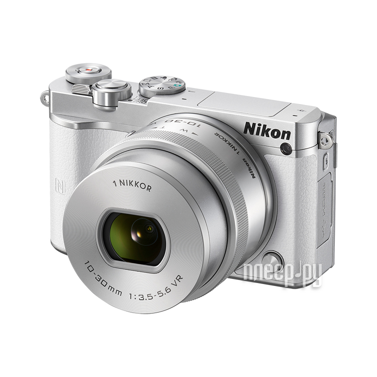 Фотоаппарат Nikon 1 J5 Kit 10-30 mm F / 3.5-5.6 VR PD-Zoom White-Silver купить