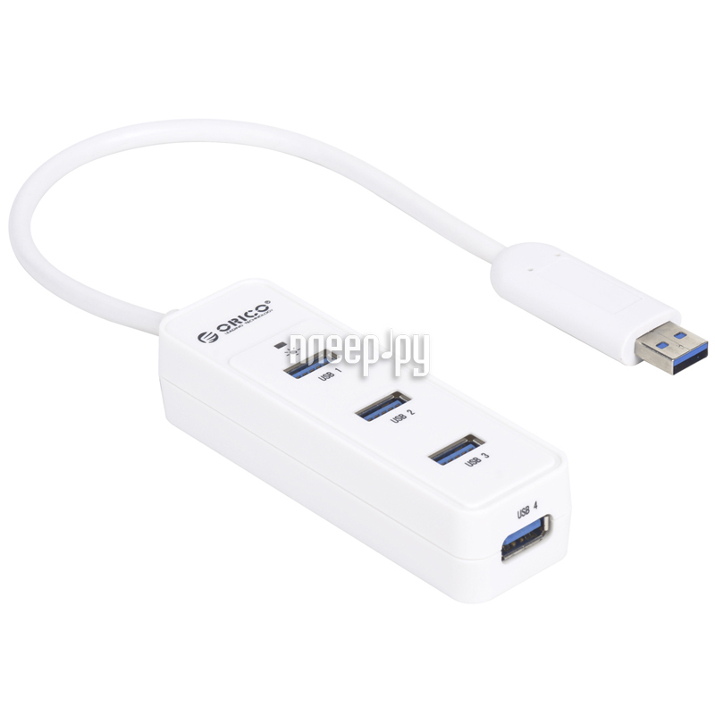  USB Orico W5PH4-U3-WH 4-Ports White  817 