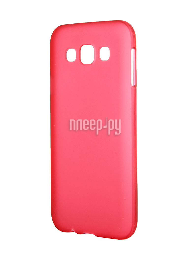  - Samsung Galaxy SM-E500 E5 Activ Silicone Red Mat 46698 