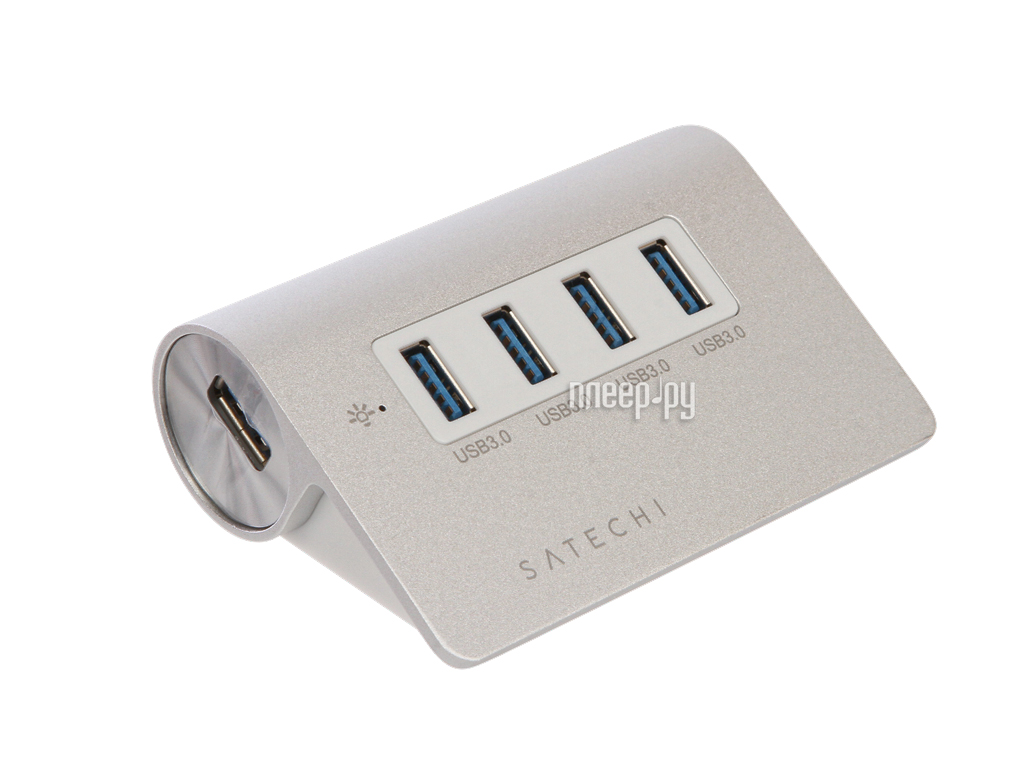 Satechi Premium Aluminum 4-Port USB 3.0 Hub V.2 B00O2GH67I 