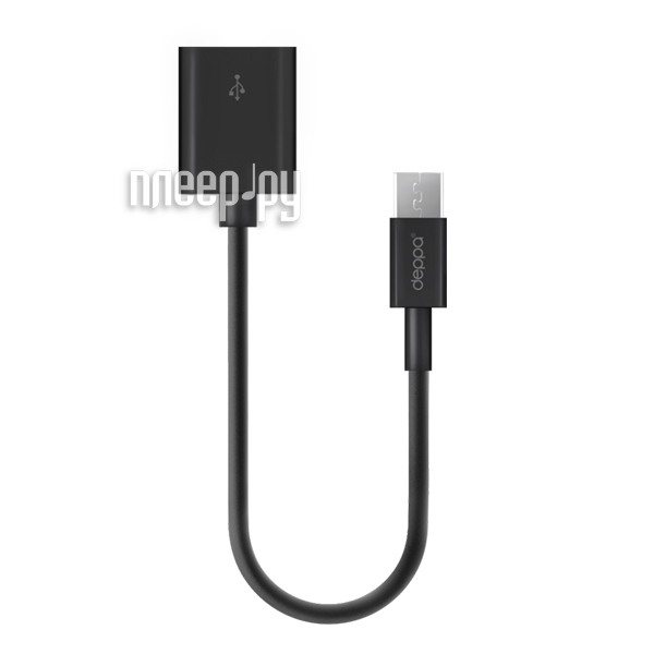  Deppa OTG USB-microUSB 0.15m Dep-72110 