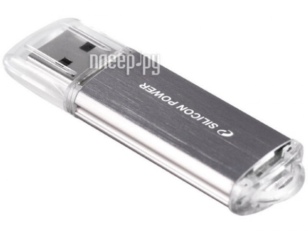 USB Flash Drive 8Gb - Silicon Power Ultima II I-Series Silver SP008GBUF2M01V1S