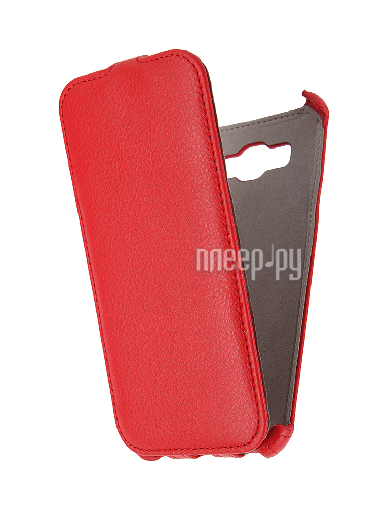   Samsung Galaxy A8 Activ Flip Leather Red 50787 