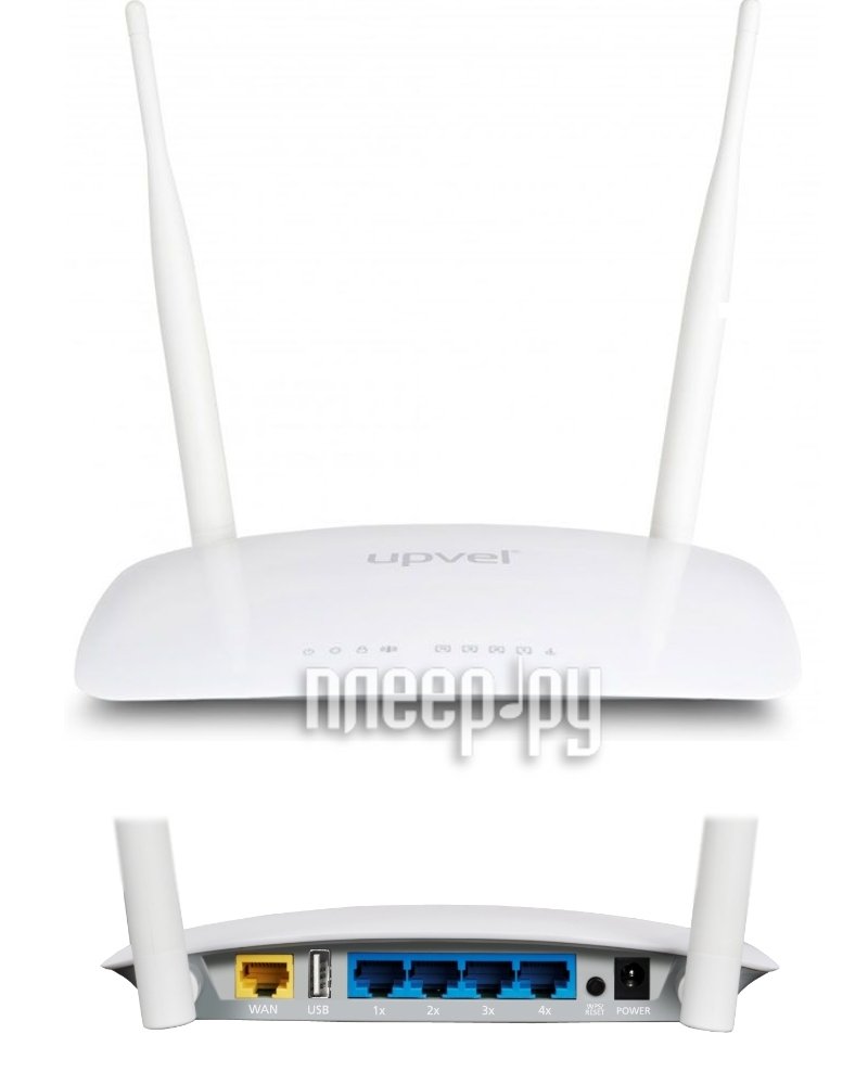 Wi-Fi  Upvel UR-326N4G Arctic White 