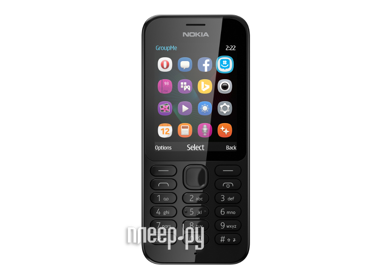   Nokia 222 Dual Sim Black 