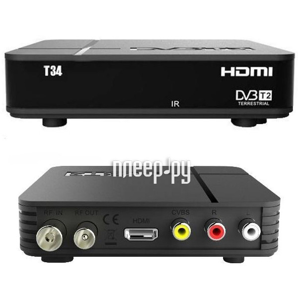  electronics DVB-T2 T34 /  HD-34 Black 