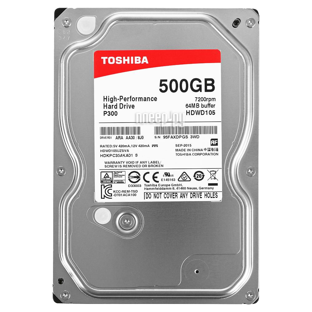   500Gb - Toshiba HDWD105UZSVA 