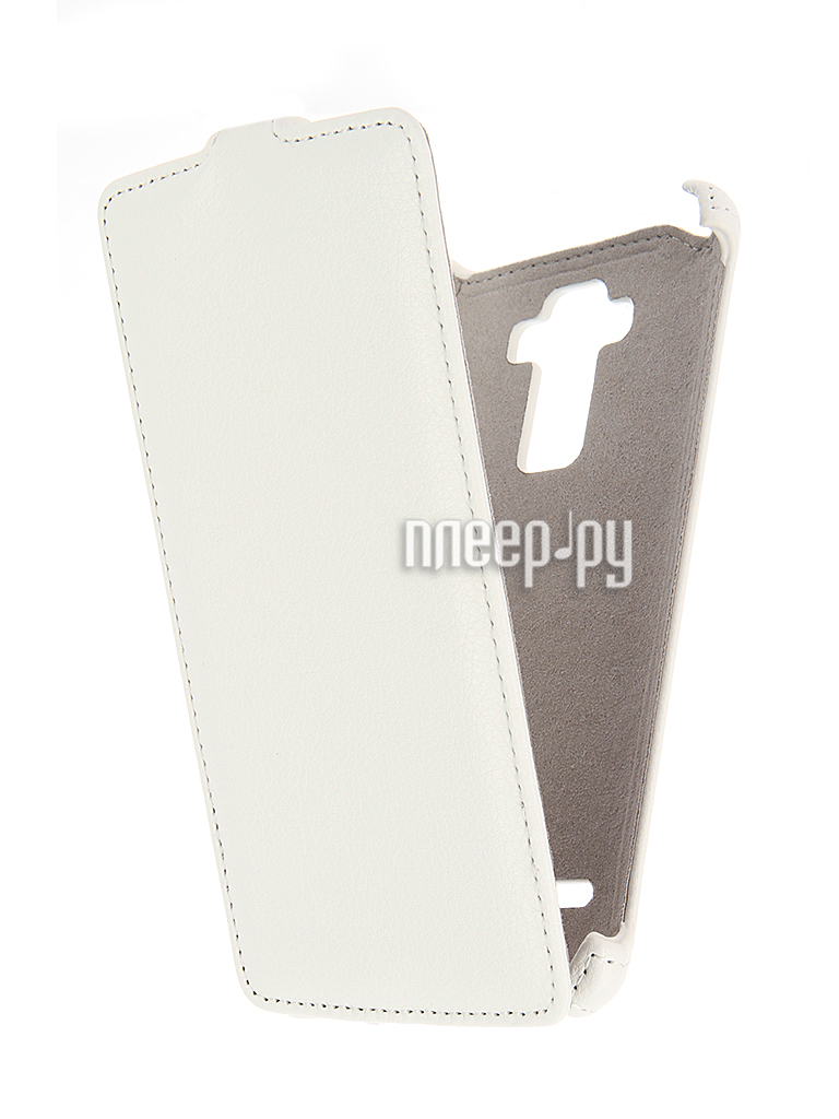   LG G4 Stylus Activ Flip Leather White 51328 