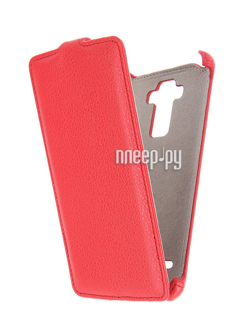   LG G4 Stylus Activ Flip Leather Red 51327 