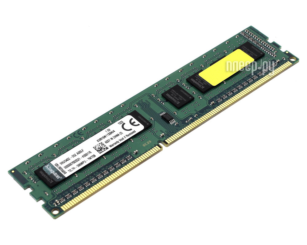   Kingston DDR3 DIMM 1600MHz PC3-12800 CL11 - 4Gb KVR16N11S8H / 4 