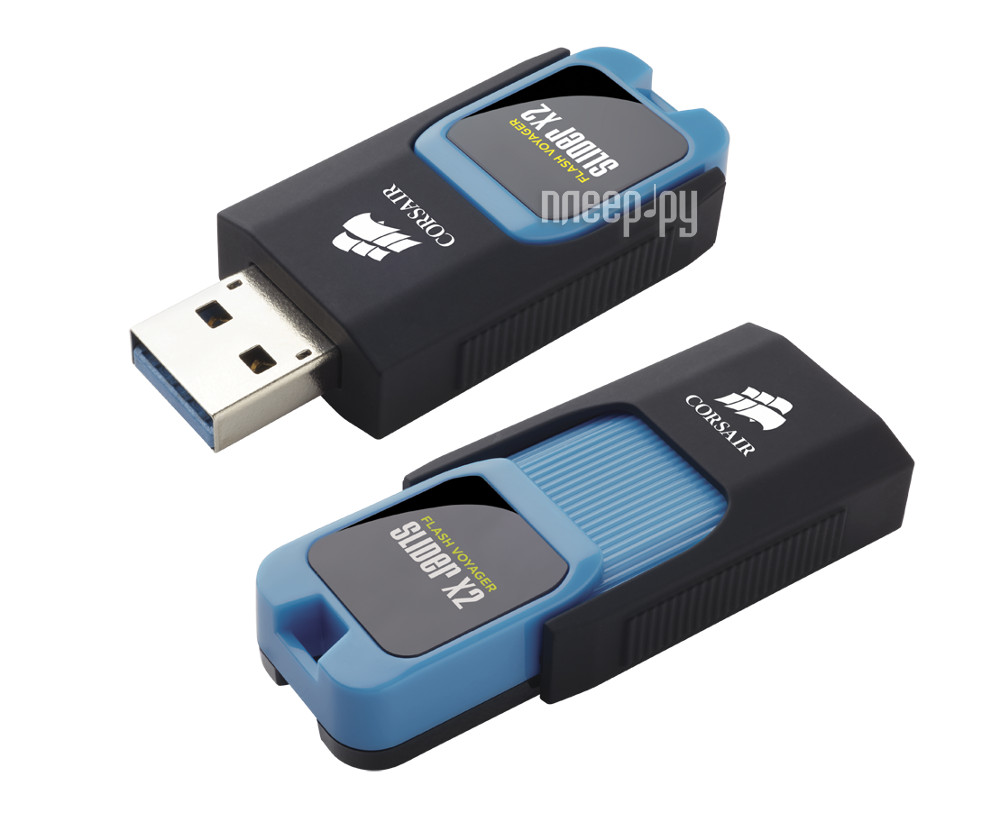 USB Flash Drive 128Gb - Corsair Voyager Slider X2 CMFSL3X2-128GB 