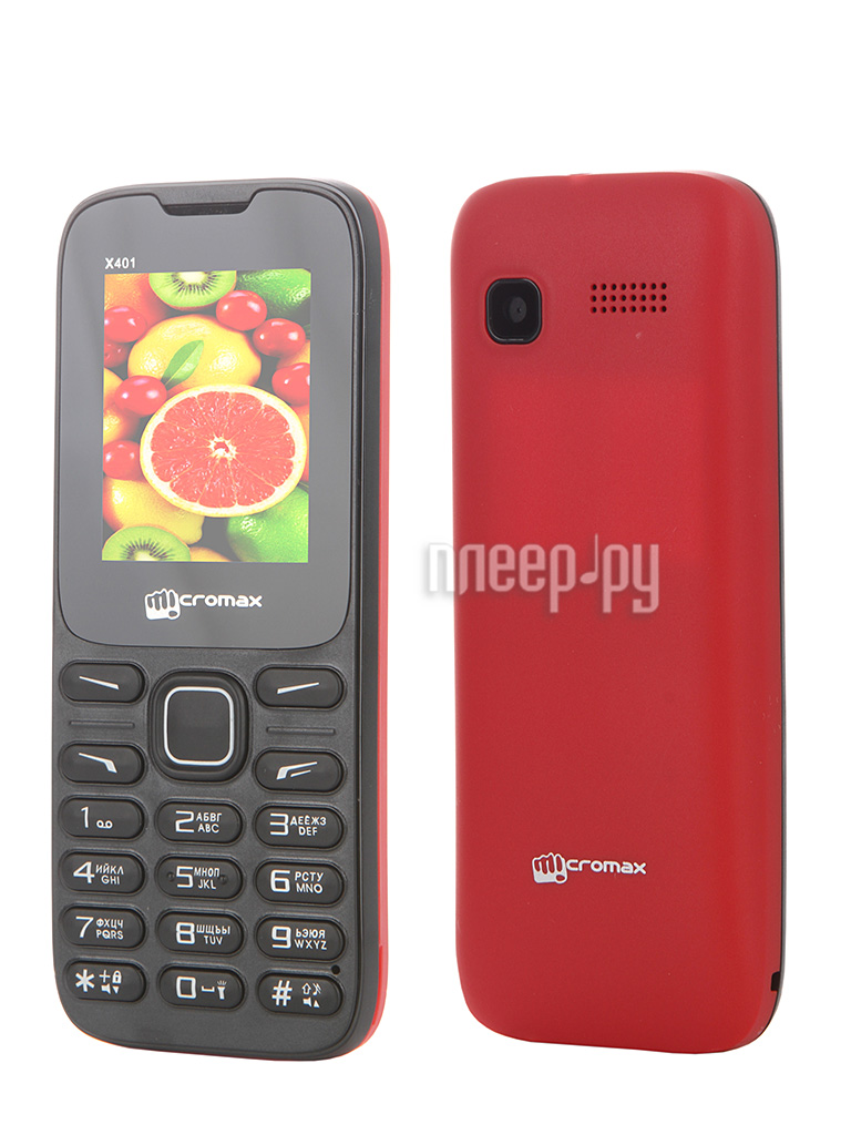 Сотовый телефон Micromax X401 Red