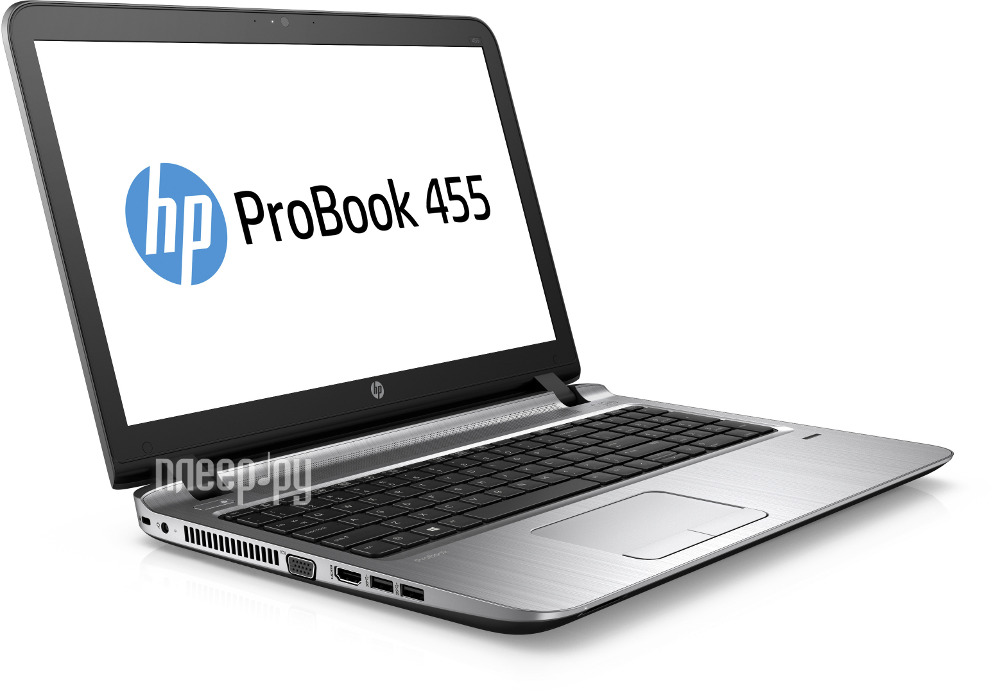  HP ProBook 455 G3 P4P65EA (AMD A10-8700P 1.8 GHz / 4096Mb / 500Gb / DVD-RW / AMD Radeon R6 / Wi-Fi / Bluetooth / Cam / 15.6 / 1366x768 / Windows 7 64-bit)  38205 