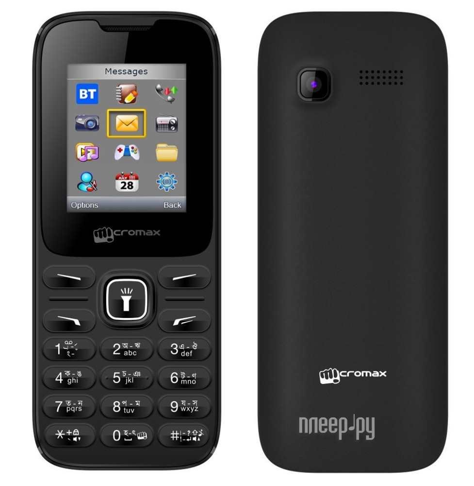 Сотовый телефон Micromax X401 Black
