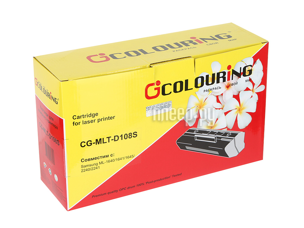  Colouring CG-MLT-D108S  Samsung ML-1640 / 1641 / 1645 / 2240 / 2241   1500 