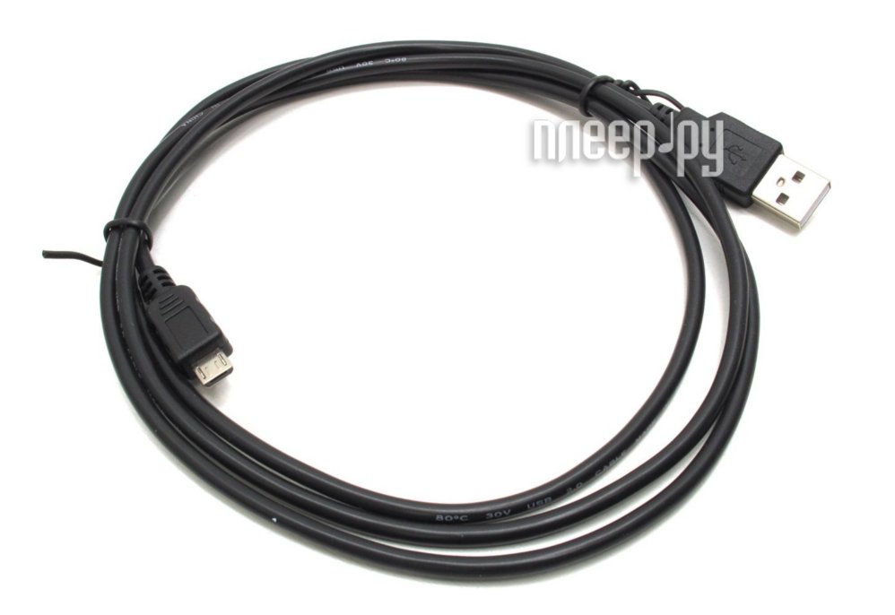  VCOM USB 2.0 AM - Micro USB B Black 1.8m VUS6945-1.8M 