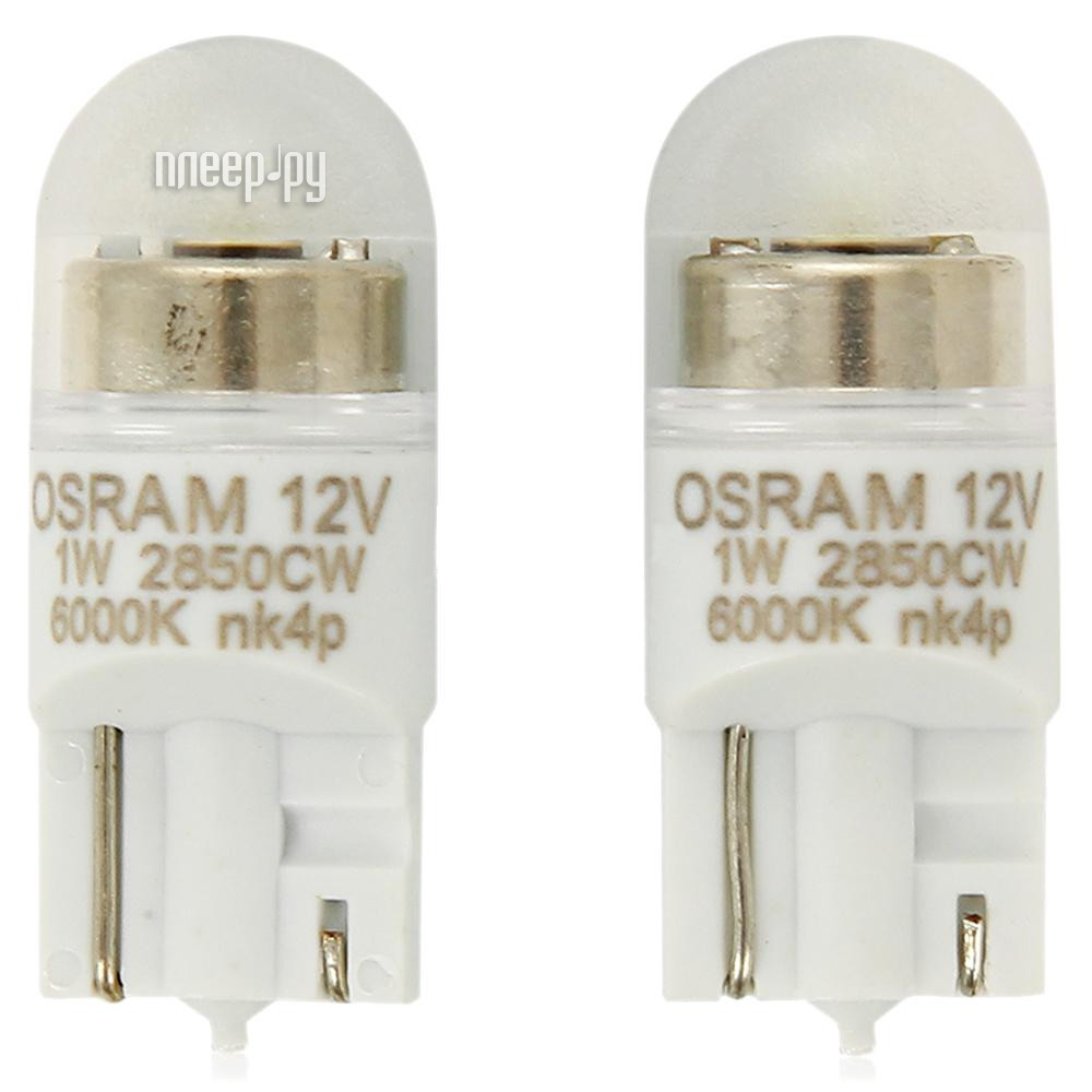  OSRAM W5W 12V-1W LED 6000K 2850CW-02B (2 ) 