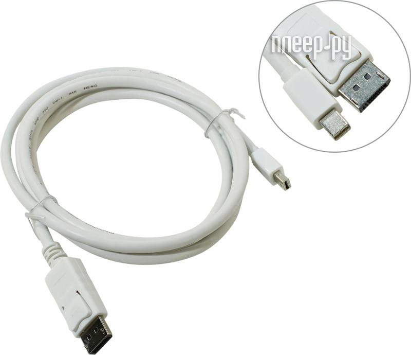  Telecom Mini DisplayPort M - Display Port M 1.8m TA681 White  463 