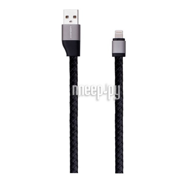   MOMAX USB to Lightning Elite Link Pro 1m MFI Black  1359 