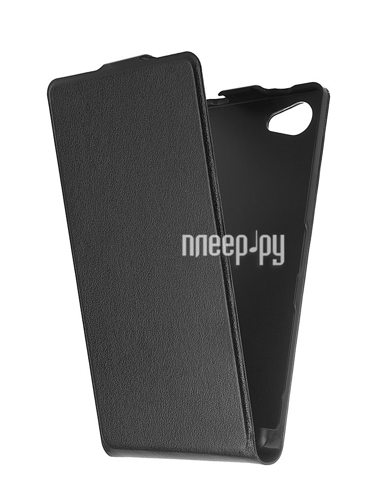   Sony Xperia Z5 Compact BROSCO Black Z5C-SLIMFLIP-BLACK 
