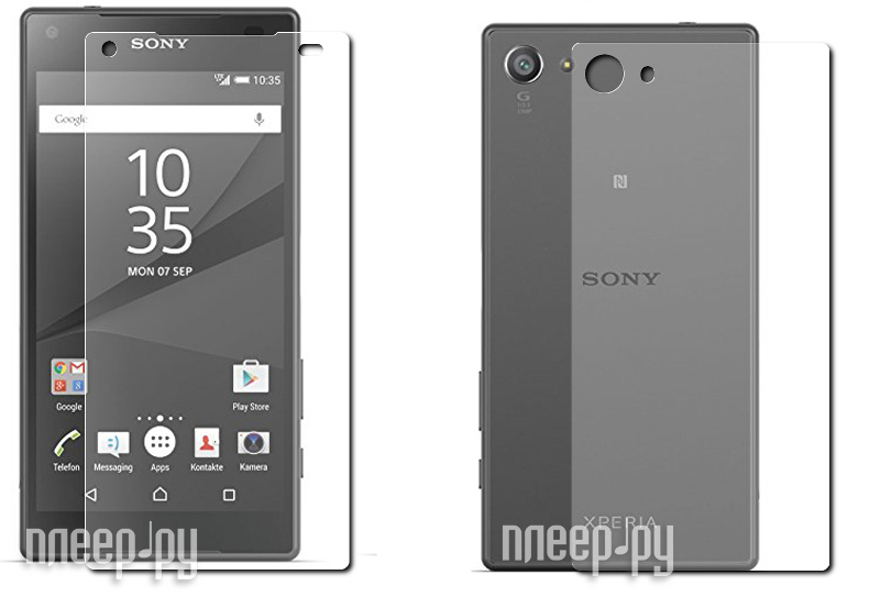    Sony Xperia Z5 Compact BROSCO 0.15mm + 0.3mm Front&Back Z5C-SS-FRONT&BACK-GLASS