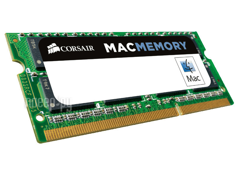   Corsair Mac Memory DDR3 SO-DIMM 1333MHz PC3-10600 CL9 - 4Gb