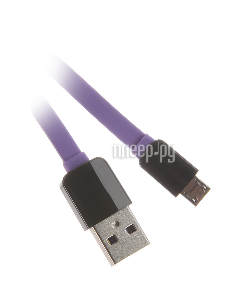  Continent USB - micro USB 1m Purple QCU-5102VT 