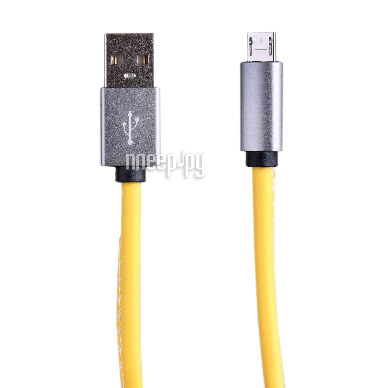  Activ USB - micro USB Leather Yellow-Grey 51594  359 