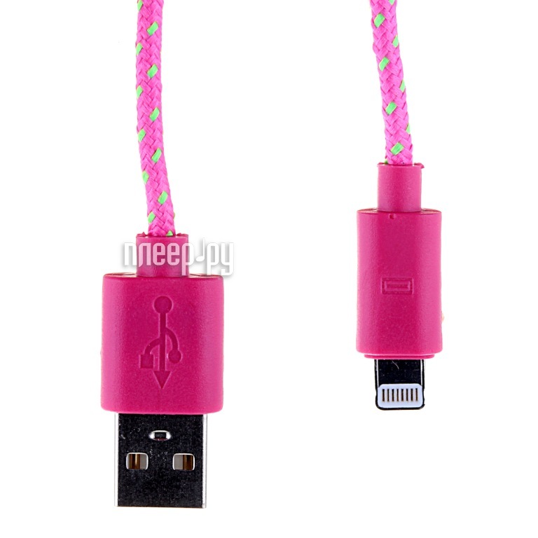  Glossar USB A - APPLE Lightning CORD-1 Rose 33938