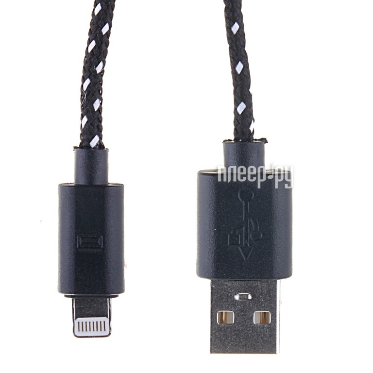  Glossar USB A - APPLE Lightning CORD-1 Black 33937 