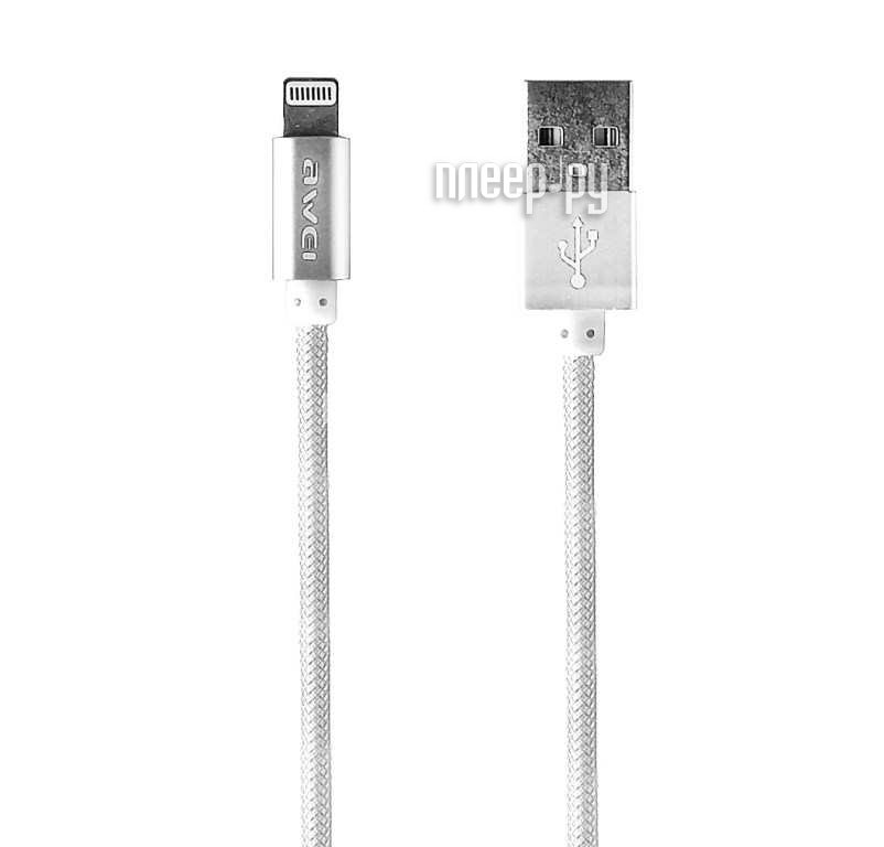  Awei USB A - APPLE Lightning CL-910 1m White 52042  386 