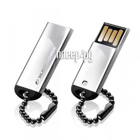 USB Flash Drive 8Gb - Silicon Power Touch 830 Silver SP008GBUF2830V1S  311 