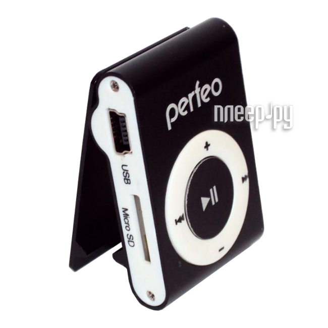  Perfeo VI-M001 Music Clip Titanium Black 