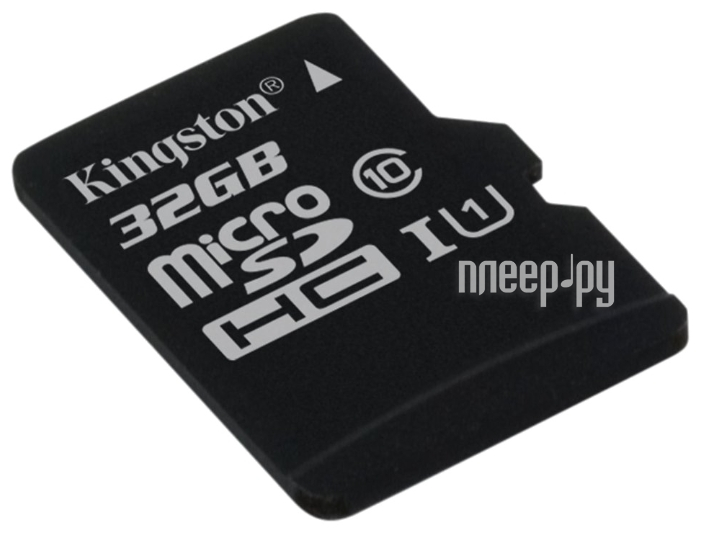   32Gb - Kingston Micro Secure Digital HC Class 10 UHS-I SDC10G2 / 32GBSP 