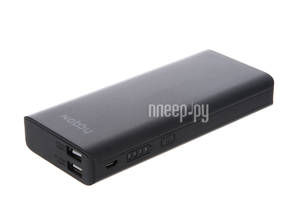  Nobby Energy PB-008 2 USB 10000mAh Black 08454